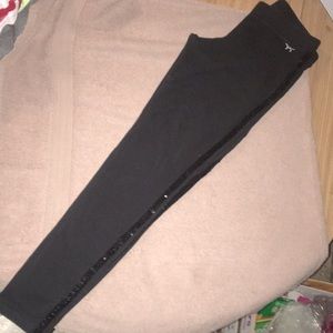 PINK Victoria Secret Black Leggings Small